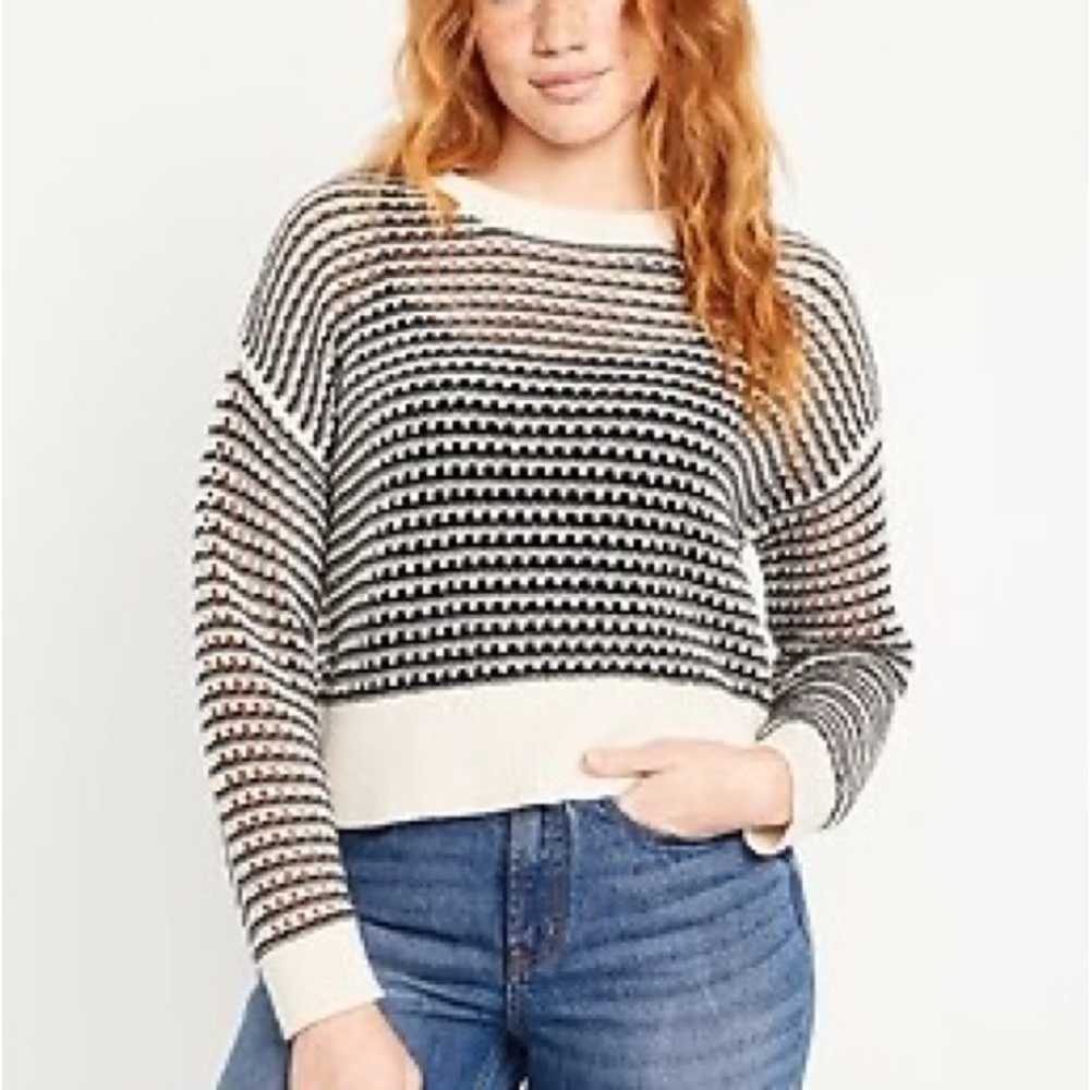 Old Navy Open-Stitch Sweater